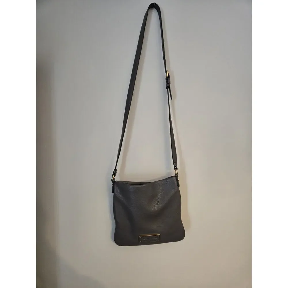 Marc by Marc Jacobs Gray Leather Cross Body Shoulder Bag - Picture 4 of 8